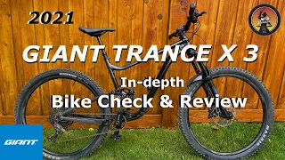 2021 Giant Trance X 3 29er | In-depth Bike Check + Bike Review + Test Ride