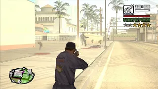 Turf Wars (Gang Wars) with a 4 Star Wanted Level - GTA San Andreas