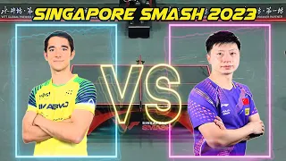 Hugo CALDERANO vs MA Long Semifinal Singapore smash 2023