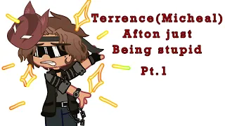 ༄Terrence Afton Just Being Stupid༄ Pt. 1 ||FNaF|| Afton Family + Henry || Gacha Skit ||