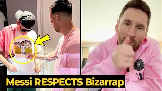 MESSI praised DJ Bizarrap wearing T-shirt featuring MARADONA image while watching match vs Red Bulls