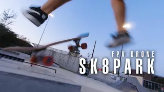 EPIC FPV Drone @ SKATEPARK 🛹 [4K] GoPro Skate Scooter BMX