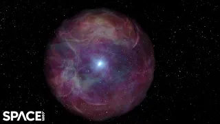 Watch a red supergiant star go supernova in this stunning animation