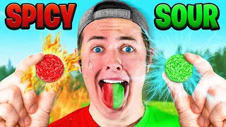 Eating The WORLDS SOUREST vs SPICIEST FOODS! (Do not try)