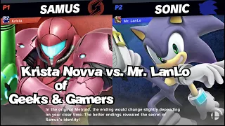 Me Vs. Krista Novva of Geeks and Gamers - Super Smash Bros. Ultimate