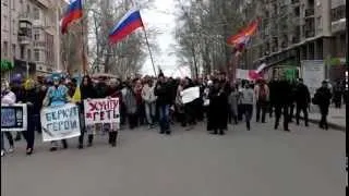Николаев Шествие по Советской 6 апреля 2014 год,часть#2