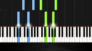 Robin Schulz - Prayer in C - Piano Tutorial (50% Speed) by PlutaX - Synthesia