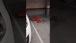 Plataforma estacionamiento moto