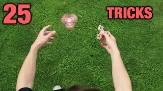 25 FIDGET SPINNER TRICKS