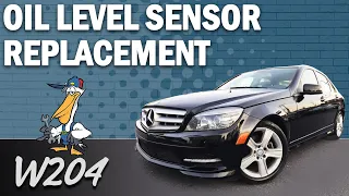 Mercedes-Benz W204 C-Class Oil Level Sensor Replacement