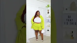 Summer Outfit Idea *plus size* Short Sets