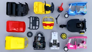 Assemble Toy CNG Auto Rickshaw | Adding Parts of Detached Toy CNG Auto Rickshaw