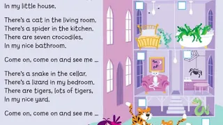 English song for children: In my little house