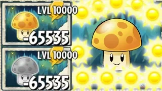 Plants vs Zombies 2 Sun-shroom Upgraded to Level 10000 PvZ2