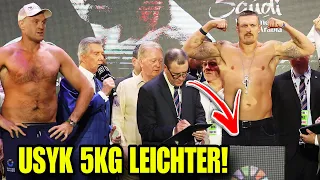 SCHOCK um OLEKSANDR USYK! FALSCHES GEWICHT BEI DER WAAGE GEGEN FURY GENANNT!!