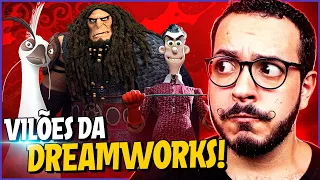 6 VILÕES incríveis da DREAMWORKS!