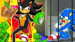 Sonic The Hedgehog 3 Animation //RICH SHADOW vs POOR SONIC in Jail | KoKo Channel