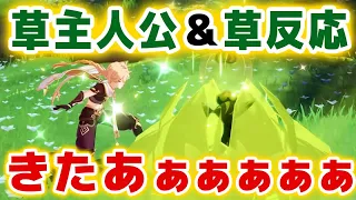 【原神】「草主人公」＆「草反応」が大公開！！ver3.0新情報が大量にきたあああああ！！！！【げんしん】