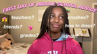 FIRST DAY OF MIDDLE SCHOOL ADVICE| Dihanna’s World