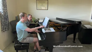 Sample 45-Minute Piano Lesson with Adult Student (Grade 4-5)