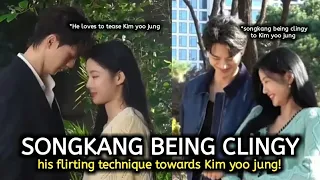 Songkang behavior when he's with Kim yoo jung she's literally his happy pill ㅠㅠ