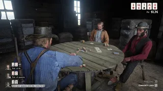 Red Dead Redemption 2 - Winning the Poker Match in the first 2 minutes (Who is Not Without Sin)