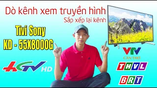 Cách dò kênh xem truyền hình trên smart tivi Sony Android | @nguyenlix