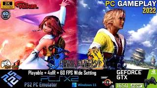 Final Fantasy X PC Gameplay | PCSX2 | VULKAN | Full Playable | PS2 Emulator | 2k60FPS | 2022 Latest