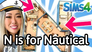 Building the BEST floorplan in the letter N! Sims 4: Alphabet Build Challenge | Part 14