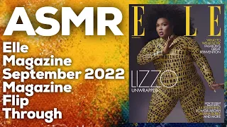 ASMR Elle September 2022 magazine flip through, StevenAntonyASMR