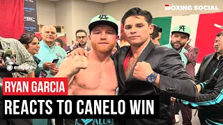 Ryan Garcia CELEBRATES Canelo’s Victory Over Jaime Munguia