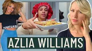 Dietitian Reacts to Azlia Williams What I Eat In A Day (I can't believe she does this...)