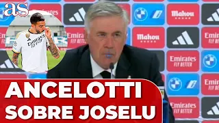 CARLO ANCELOTTI sobre JOSELU: "Es una GARANTÍA" | REAL MADRID VS REAL SOCIEDAD