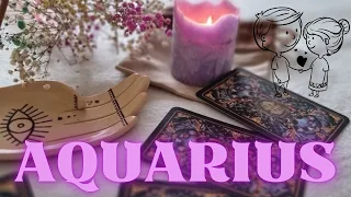 AQUARIUS URGENT❗️SOMEONE'S DROPPING A BOMB! WHAT THEY SAY WILL SHOCK YOU💜 LOVE TAROT READING