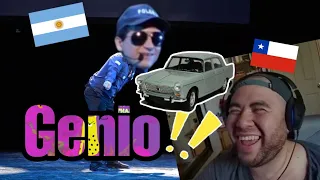 GENIO DEL HUMOR🇦🇷 ARGENTINO Oficial Gordillo ✌️😂 ,reaccion de un CHILENO🇨🇱