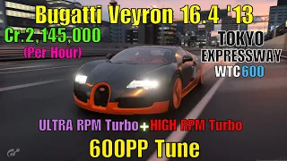 Still Works (1.33) GT7|Bugatti Veyron 16.4 '13|Tokyo WTC600 Tune! (Wall Ride)