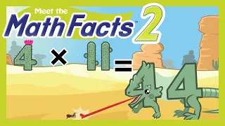 Meet the Math Facts Multiplication & Division -  4 x 11 = 44