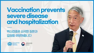 Vaccination prevents severe disease and hospitalization