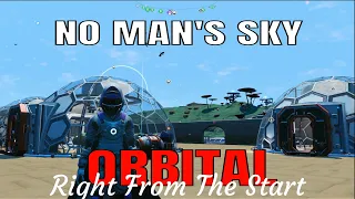 No Man's Sky Orbital Setting up A Crafting Container