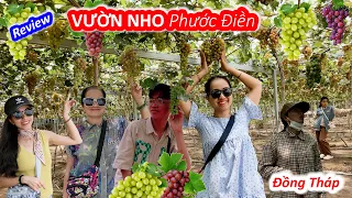 Vlog 138 || Đồng Tháp | Review VƯỜN NHO PHƯỚC ĐIỀN - Cao Lãnh | 2023