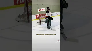 JESSE PLAYS GOALIE AGAINST NHL PLAYERS