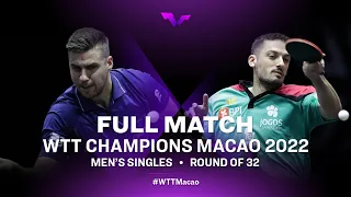 FULL MATCH | Marcos FREITAS vs Darko JORGIC | MS R32 | WTT Champions Macao 2022