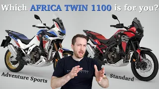 Differences between Honda Africa Twin 1100 and AT Adventure Sports