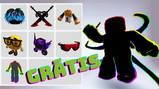 COMO PEGAR 3 ITENS GRÁTIS E FÁCIL NO ROBLOX