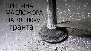 гранта масложор частые причины и проверка.