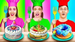 Défi de décoration de gâteau fantastique || Idées culinaires et recettes faciles par 123 GO! GOLD