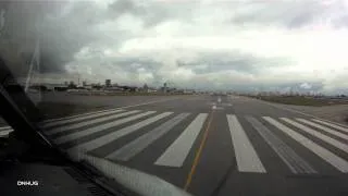 Fantástica decolagem Congonhas (CGH) TAM A319 Noseview
