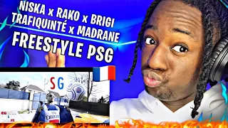 Niska ft. Rako, Brigi, Trafiquinté, Madrane - Freestyle PSG (Clip officiel) | REACTION