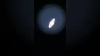 Live view of Saturn through my telescope #shorts #fyp