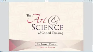 Introductory Lecture for PHIL 1250 Critical Thinking, Spring 2019